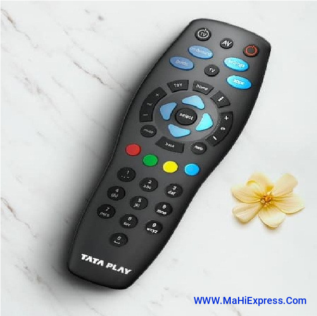 Sayeny 100% Original Universal (Works With All Tv) Tata Sky Tata Play Setop Box, HD Remote Controller  (Black)