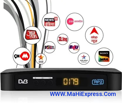 Sayeny MPEG-2 SD DVB-S Digital FTA Set-Top Box GET LIFETIME FREE TV / FM CHANNELS FROM DD FREE DISH ( NO MONTHLY CHARGES ) Media Streaming Device  (Black, White)