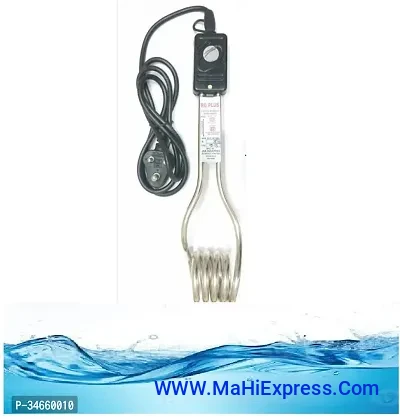 Sayeny Shock Proof Electric Immersion Water Heating Rod 1500 Watt with ISI Mark Stainless Steel (Pack of 1)