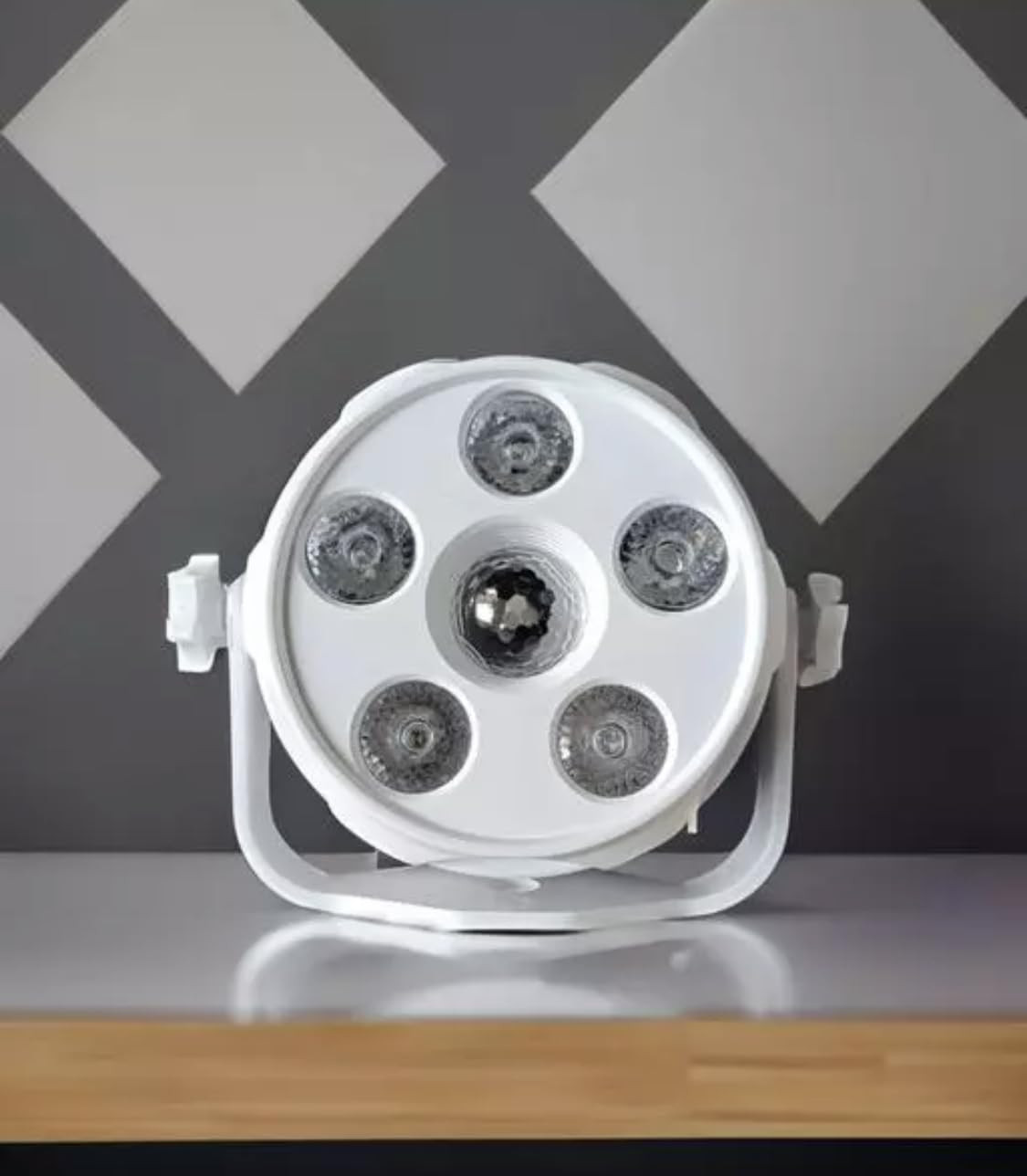 Sayeny 6 LED RGB Multi Color Images Reflection Multi Color Mixing Light for Disco/Party/DJ Club/Diwali/Birthday/Home Room Kids Xmas Party Bedroom Bar Club Show with USB Cable