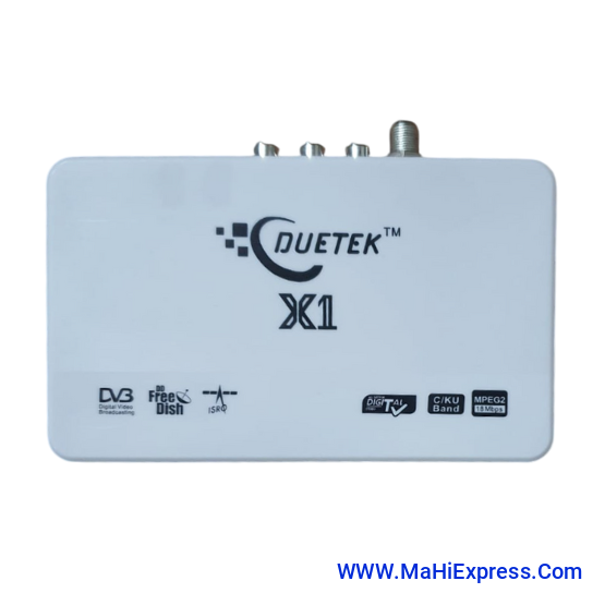 Sayeny Duetek X1 Free to Air DD Dish TV Set Top Box SD,MPEG-2, DVB, 200+ Free TV Channels, C/KU Band Just Plug & Play Watch TV-Movie-Music-Photo (No Monthly Recharge/Extra Cost)