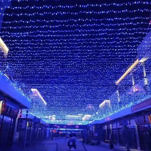 Sayeny 35 Feet Long LED Power Pixel Serial String Light, 360 Degree Light in Bulb | Copper Led Pixel String Light for Home Decoration,Diwali,Christmas (Blue) Pack of 1