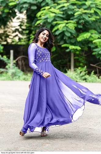 Stylish Fancy Faux Georgette Attractive Gowns For Women