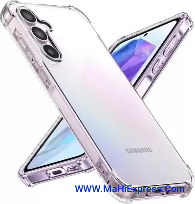 Sayeny Back Cover for SAMSUNG Galaxy A55 5G  (Transparent, Grip Case, Silicon, Pack of: 1)