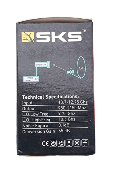 Sayeny SKS-019 Universal Single LNB Ultra-88  for DTH Dish TV, Tata Sky, Airtel, Videocon, Sun Direct DTH Free to Air