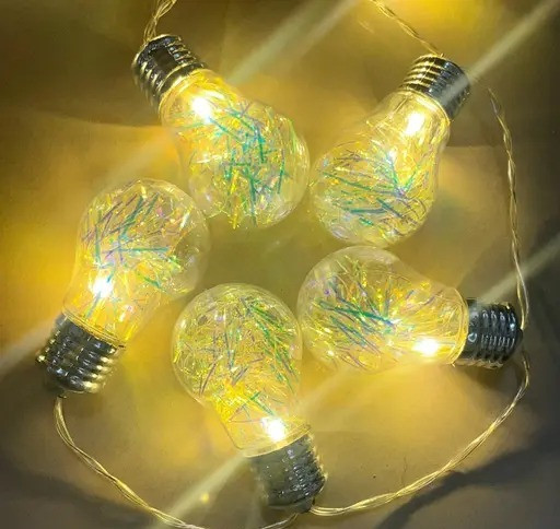 Sayeny Galaxy Glitter Lights for Home Decoration | 18 Months Warranty | 3.5 Meter, 100 LEDs | Fairy Lights, Diwali Light, Led Lights, String Lights for Home Decoration (Yellow, Pack of 1)