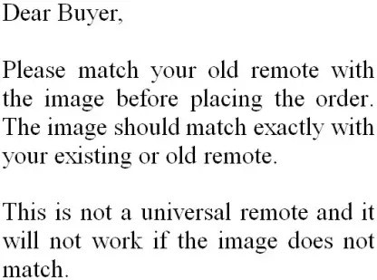 Sayeny OVT STB-2110 Set Top Box Remote Control Compatible with OVT STB-2110 Set Top Box (Black)