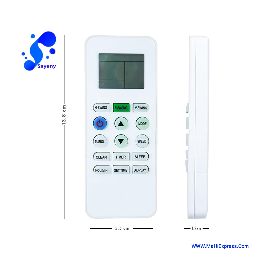 Sayeny Compatible of Blue Star Ac Remote Original Model 223A 433 kHz Suitable for 1 1.5 2 Ton Split Air Conditioner 15 Keys Ensure Each Key Match and Genuine Remotes Replicate Exactly