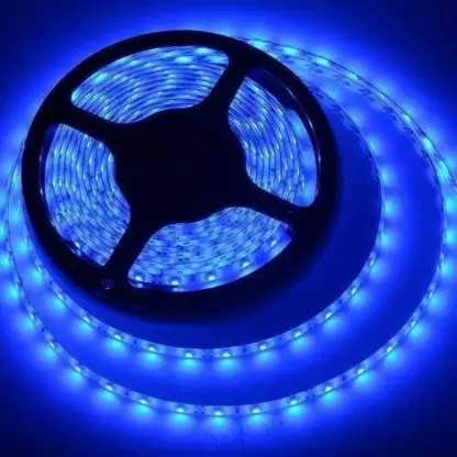 Sayeny 4 Meter LED Strip Lights |120 Led RGB Strip Light with Adaptor |Operated with LED Lights for Home Decoration, Bedroom,Diwali Decoration & False Ceiling (Blue)