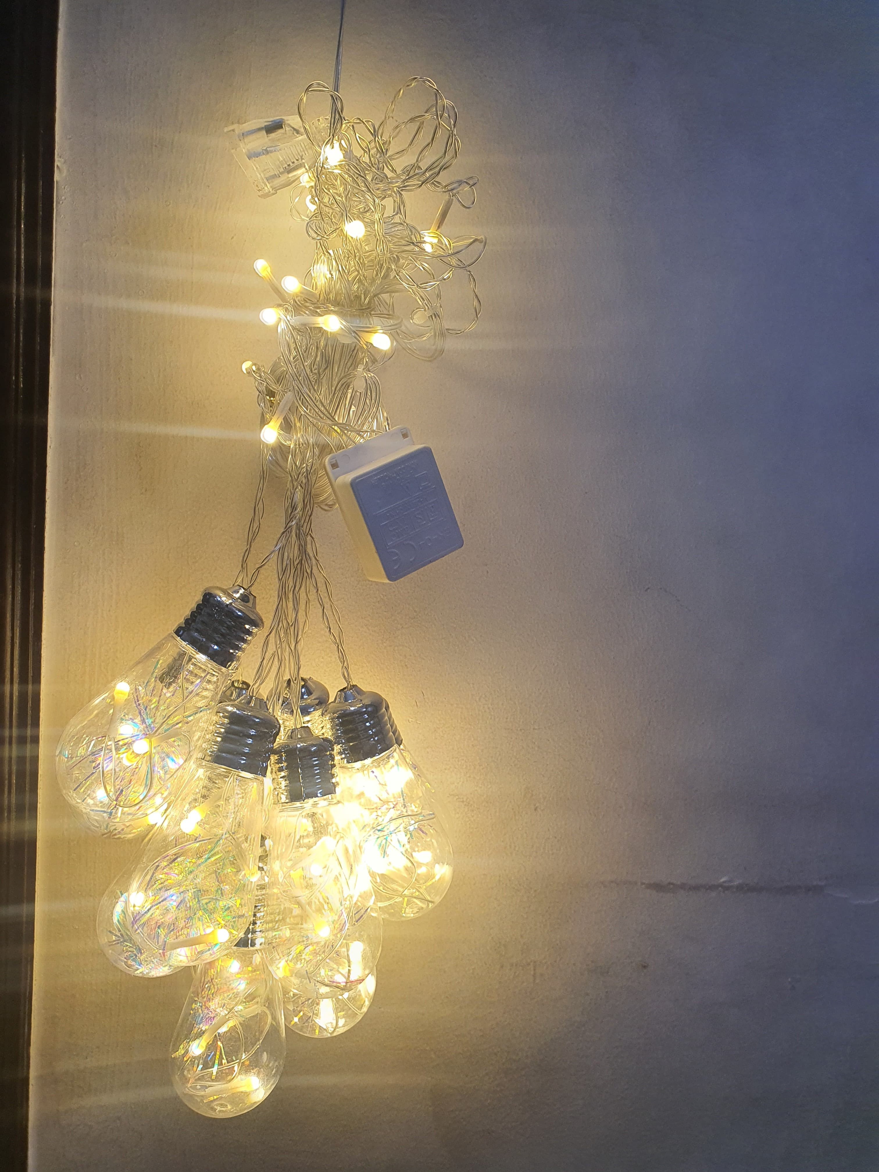 Sayeny Galaxy Glitter Lights for Home Decoration | 18 Months Warranty | 3.5 Meter, 100 LEDs | Fairy Lights, Diwali Light, Led Lights, String Lights for Home Decoration (Yellow, Pack of 1)