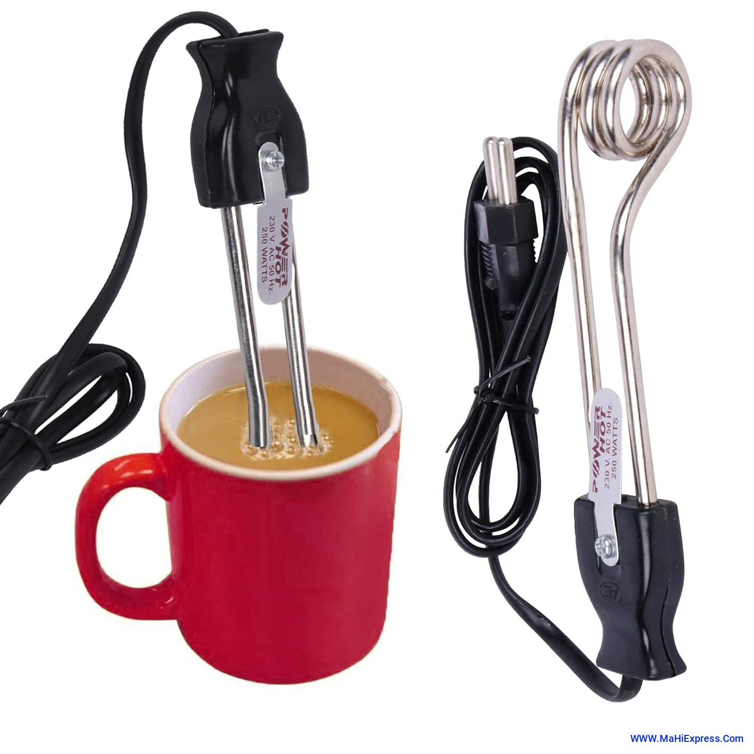 Sayeny Metal Sir-250B - 240 Watts New Electric Mini Small Coffee/Tea/Soup/Water/Milk Heater Boiler Immersion Rod