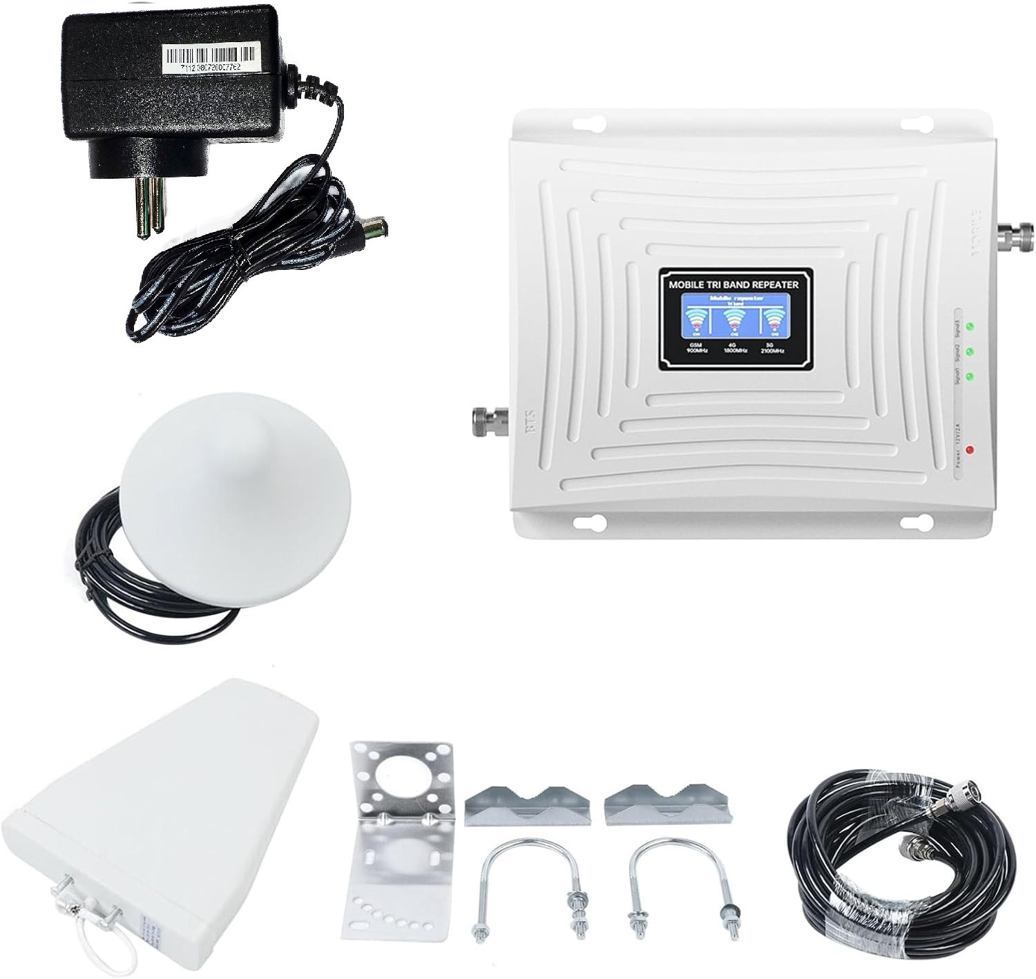 India Cell Phone Signal Booster for Home up to 2,500 Sq.Ft, Cell Phone Booster, Boosts 5G & 4G LTE for All India Carriers - Verizon, AT&T, T-Mobile & More, FCC Approved Cell Booster