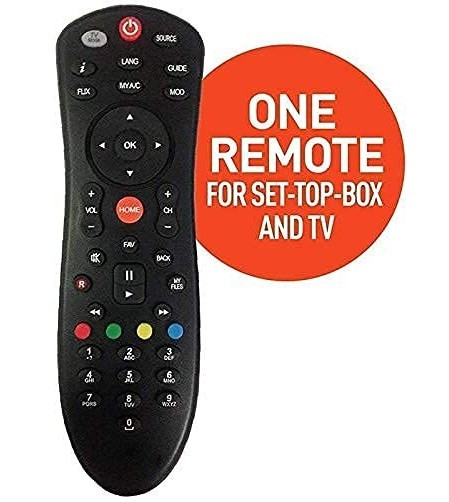 Sayeny Compatible with Dish TV Remote Control Replacement for All Dish TV SD/HD DTH with Recording Set Top Box