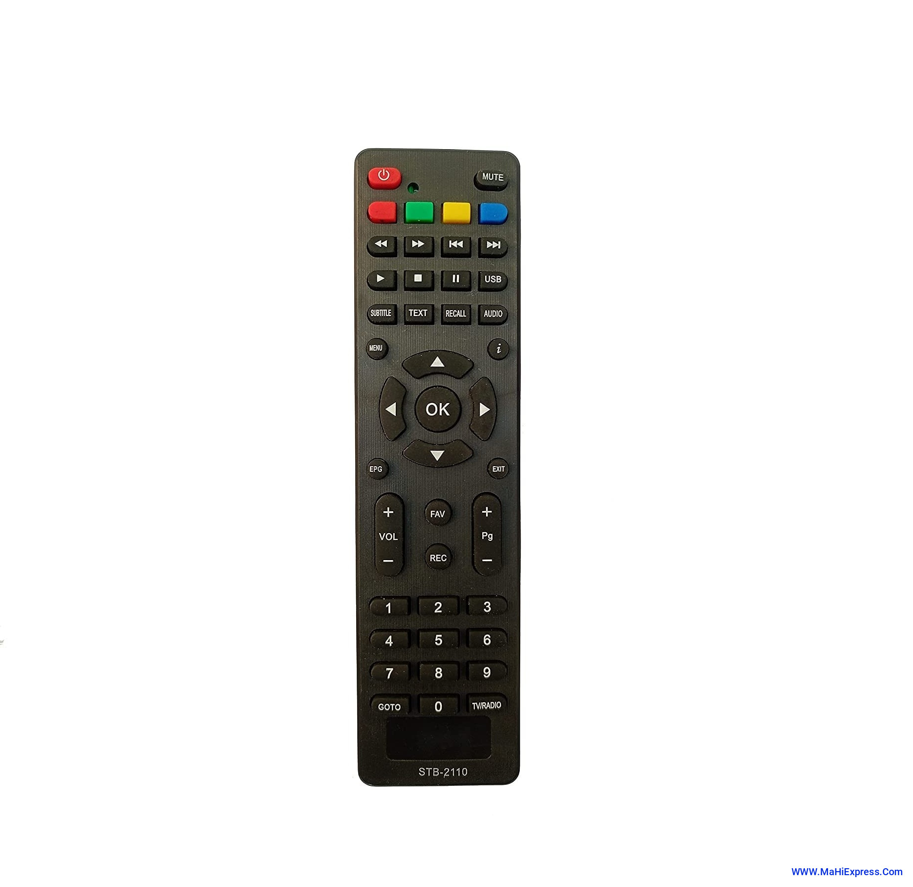 Sayeny OVT STB-2110 Set Top Box Remote Control Compatible with OVT STB-2110 Set Top Box (Black)