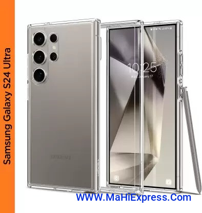 Back Cover for Galaxy S24 Ultra  (Transparent, Flexible, Pack of: 1)