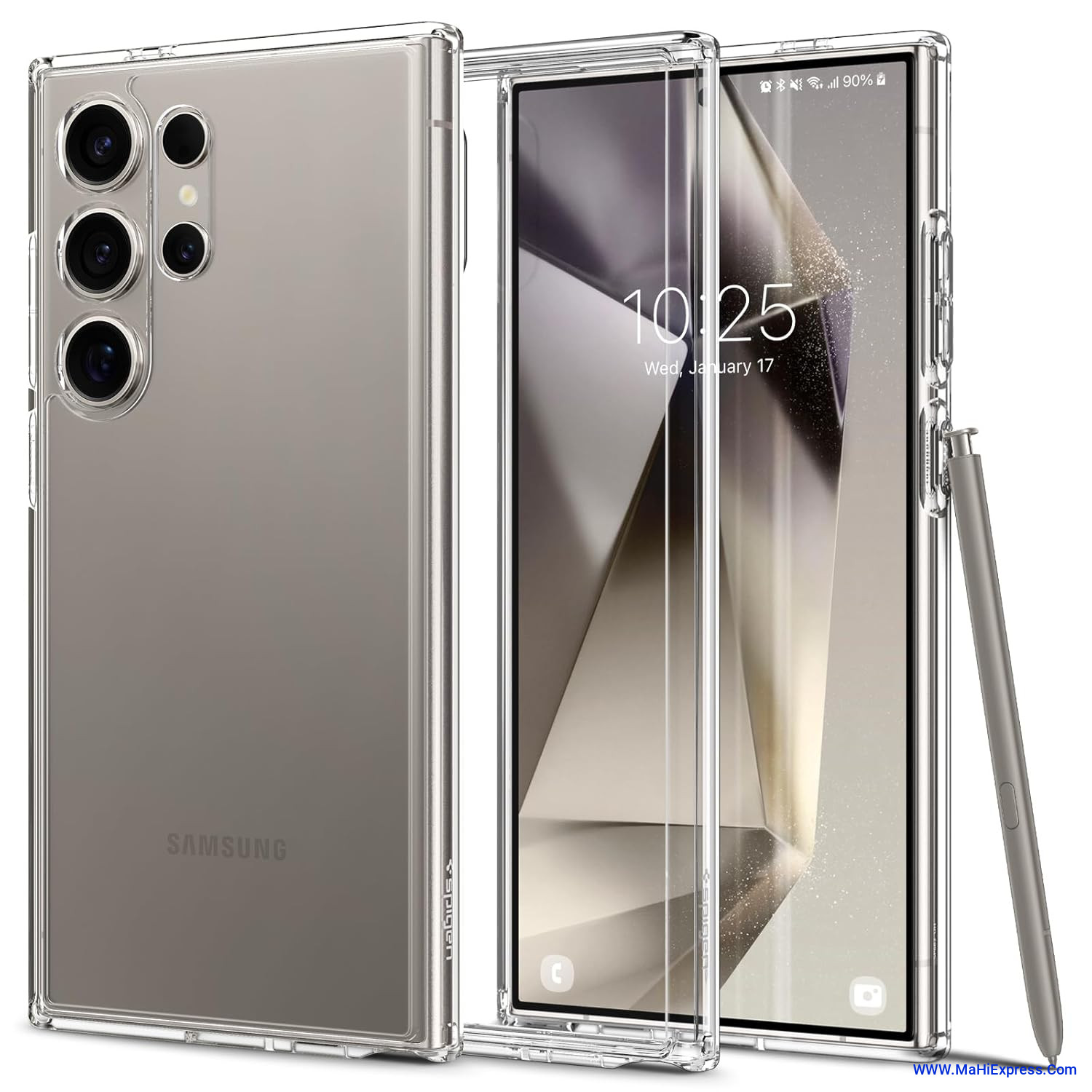 Back Cover for Samsung Galaxy S24 Ultra  (Transparent, Magsafe, Pack of: 1)