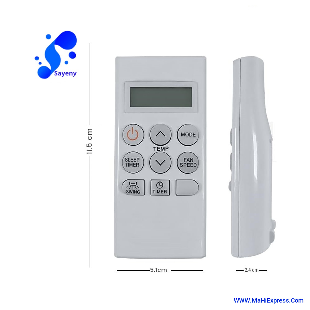 Sayeny  Compatible of Lg Ac Remote Original AKB73756203 Model 114 Suitable for Lg Air Conditioner and Refrigeration Make Sure Replicate Genuine Remote Exactly