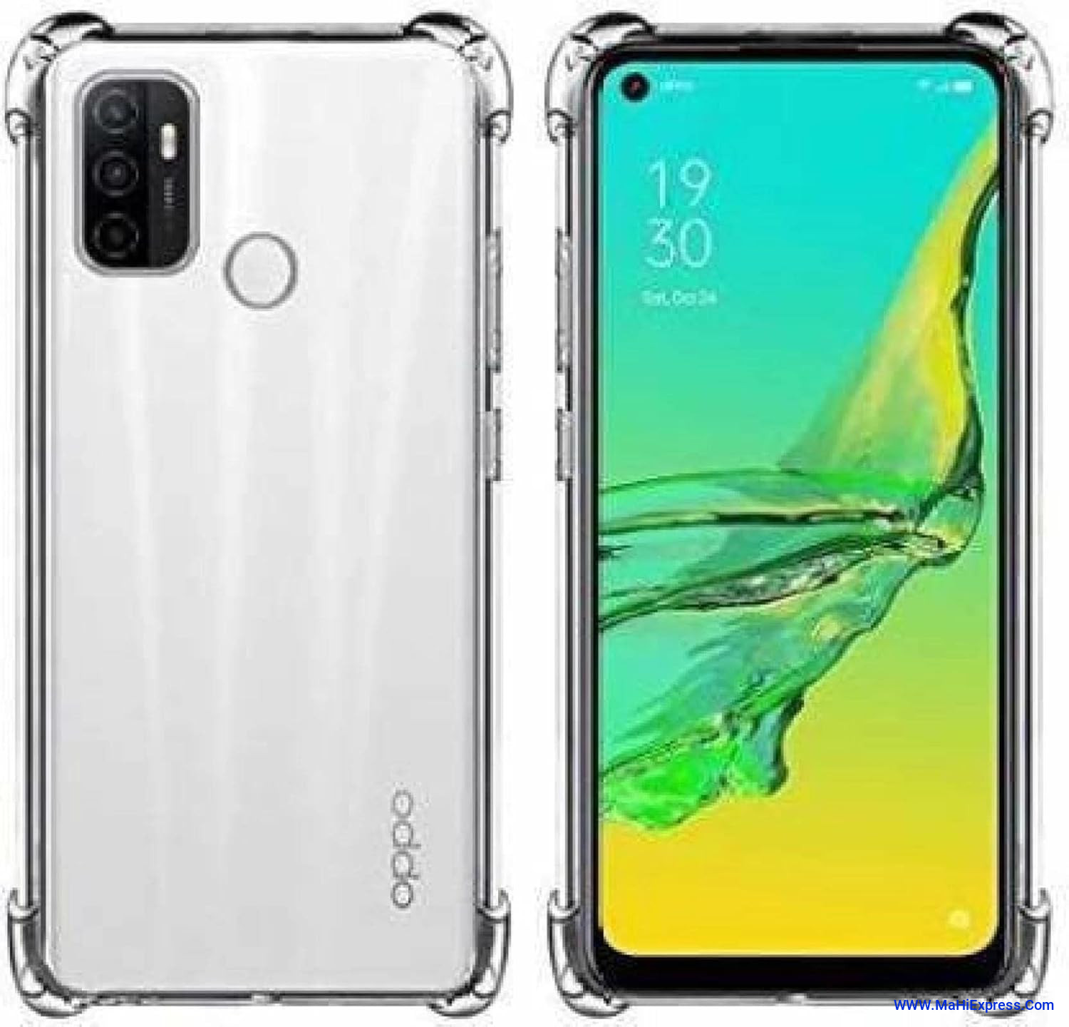 Back Cover for OPPO A53/ Oppo A33/ Oppo A32  (Transparent, Grip Case, Pack of: 1)