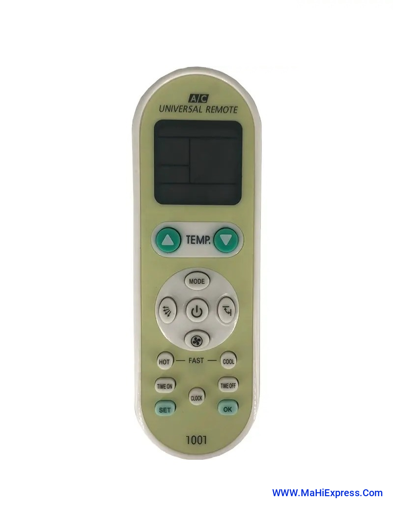 Sayeny Ac Remote Control Compatible For Voltas Ac Remote/Voltas Split Ac Remote/Voltas Window Ac Remote/Voltas Inverter Ac Remote (Universal All AC Remote AC-168-VE77), White