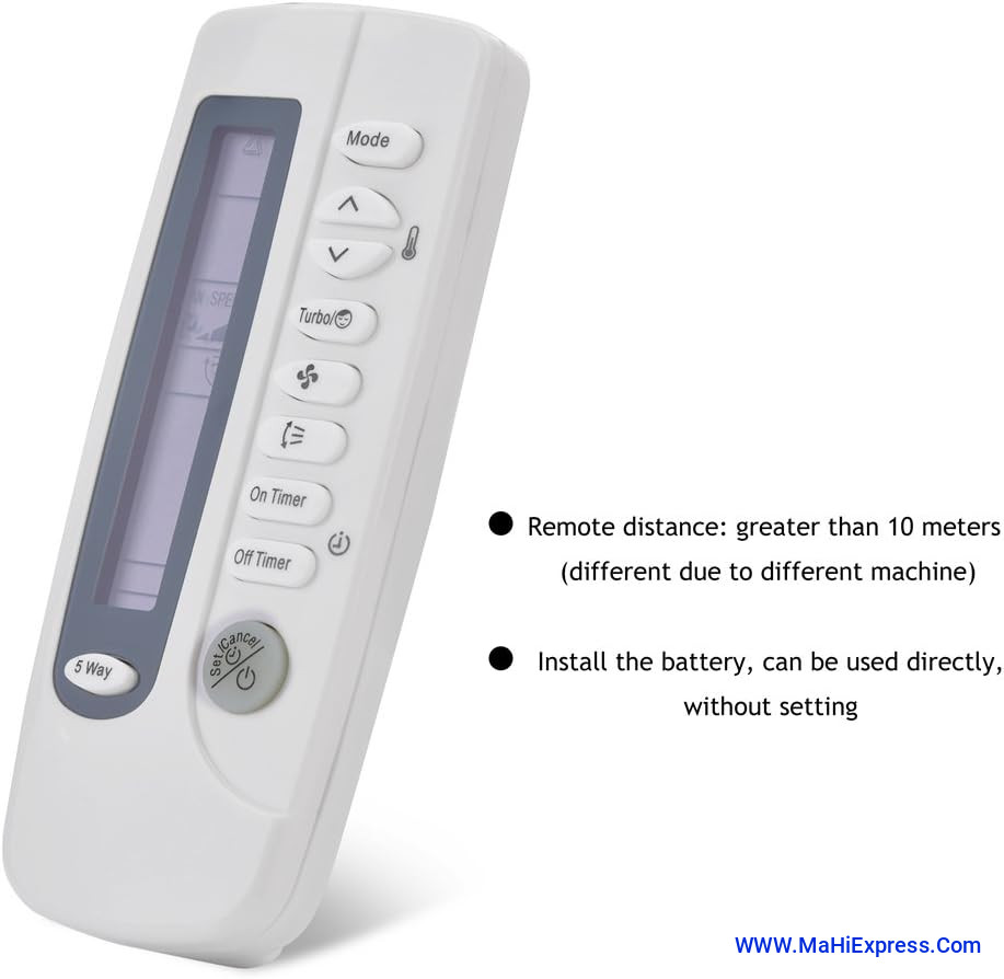 Sayeny AC Remote Control Compatible for Samsung Air Conditioner Split & Window Samsung AC Remote as Same Samsung AC24