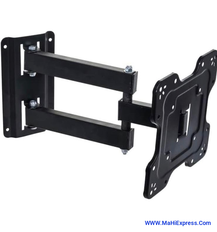 Sayeny Wall & Ceiling Mounts for 14-43" LED/LCD TVs w/Set Top Box/DTH & WiFi Router Stand, Black (Wall Mount)
