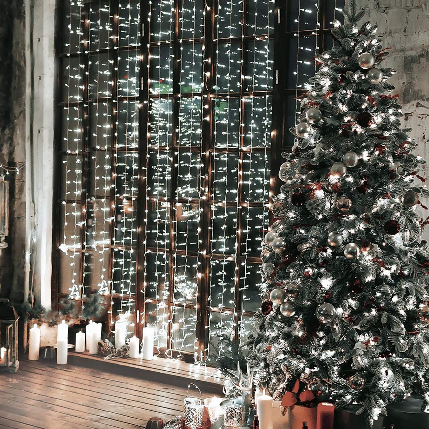 Sayeny 35 Feet Long LED Power Pixel Serial String Light, 360 Degree Light in Bulb | Copper Led Pixel String Light for Home Decoration,Diwali,Christmas (White) Pack of 1