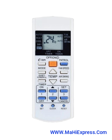 Sayeny Remote for Panasonic AC Replacement for Original Panasonic AC Remote Control AC 29A e-ion (Exactly Same Remote Will Only Work) Match Keys Exactly with Original AC Remote Before Placing Order