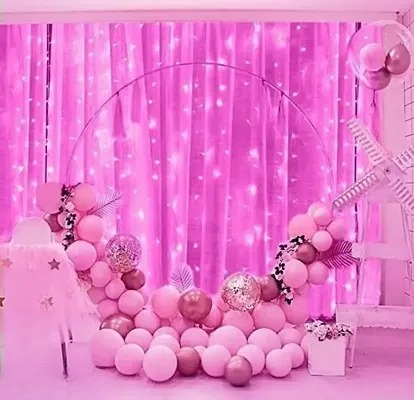 Sayeny 35 Feet Long LED Power Pixel Serial String Light, 360 Degree Light in Bulb | Copper Led Pixel String Light for Home Decoration,Diwali,Christmas (Pink) Pack of 1