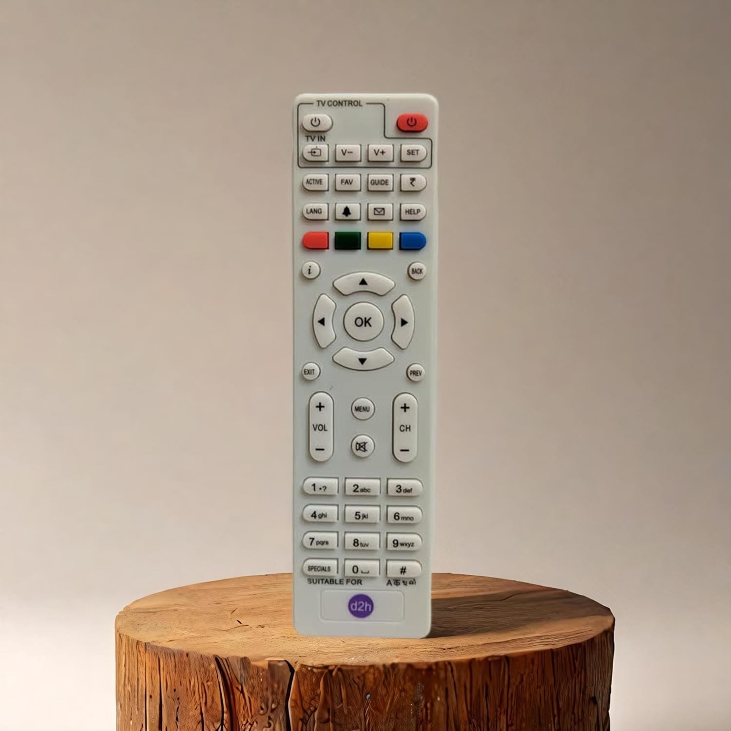 Sayeny Videocon New Model Set Top Box Compatible with Videocon D2H Remote Controller  (White)