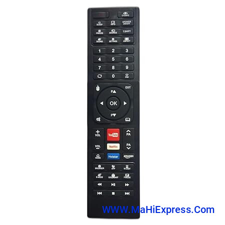 Sayeny Smart LED TV UNI-167  Suitable for Willett & All for China Assemble LED TV Tv Remote with YouTube Netflix Hotstar & Amazon Keys Remote Controller (Old Remote Exactly Same Remote Will Only Work)