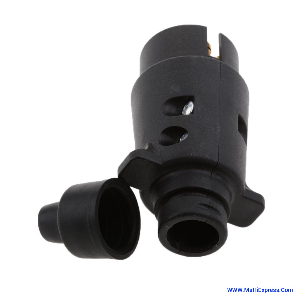 Sayeny 7-Pin Trailer Caravan Plug 7 Way Towing Car Wiring Connector Adapter 12V | 20AMP Parts & Accessories | Car & Truck Parts | Exterior | Towing & Hauling