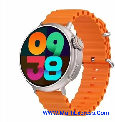 GT3 Ultra Sports, HD Display, 1.52 inch Round Dial, BT Calling Smartwatch  (Orange Strap, 1.52)