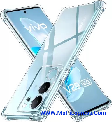 Sayeny Back Cover for Vivo V29 5G, Vivo V29 Pro 5G  (Transparent, Flexible, Silicon, Pack of: 1)