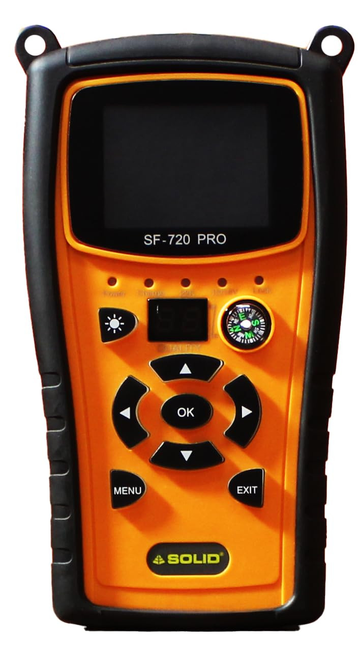Solid SF-720 Pro Rechargeable Digital Satellite dB Meter with Torch