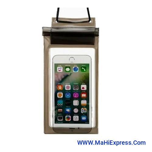 Sayeny Pouch for waterproof pouch cover bag combo, Cell Phone case All Mobile Phones, Swimming Underwater  (Black, Waterproof, Silicon, Pack of: 1)