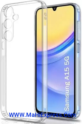 Sayeny Back Cover for Samsung Galaxy A15 5G  (Transparent, Camera Bump Protector, Pack of: 1)