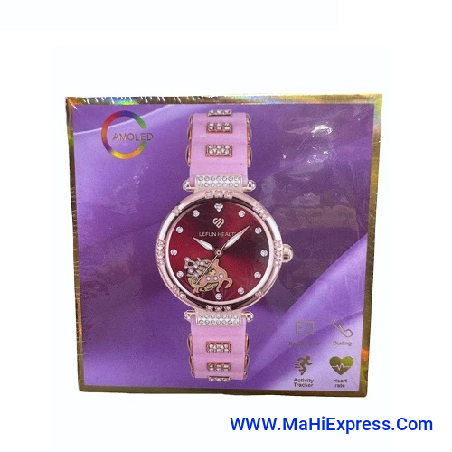 GEN 22 Smart Watch Golden Chain 1.28" AMOLED Display with High Resolutions Bluetooth Calling Multiple Watch Faces & Sports Mode Newest & Luxury Round Dial Smartwatch for Women & Men