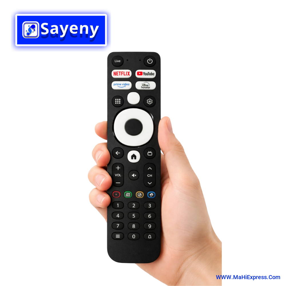 Sayeny Compatible for Airtel Xstream TV IPTV OTT Box – Replacement Remote for Airtel | Please Match with Your Old Remote Before Purchase (Without Voice Function)
