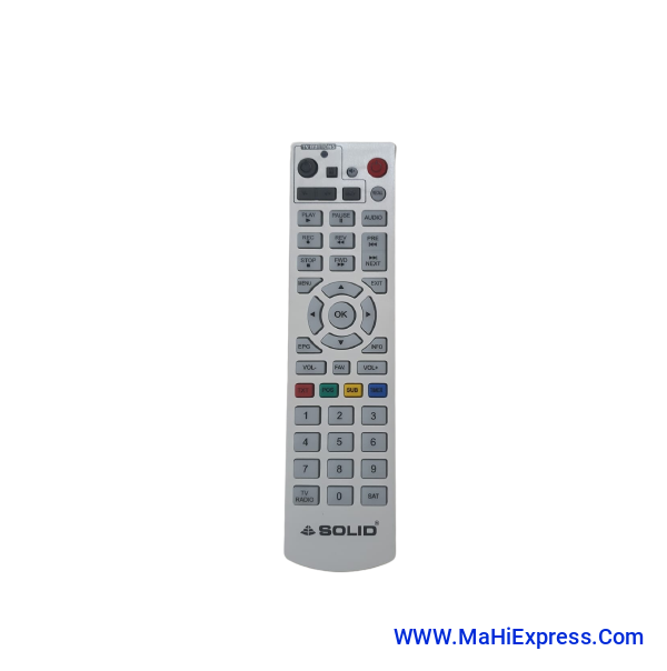 Sayeny Solid New 6363 Remote Compatible with Solid Set Top Box Remote Controller  (White)