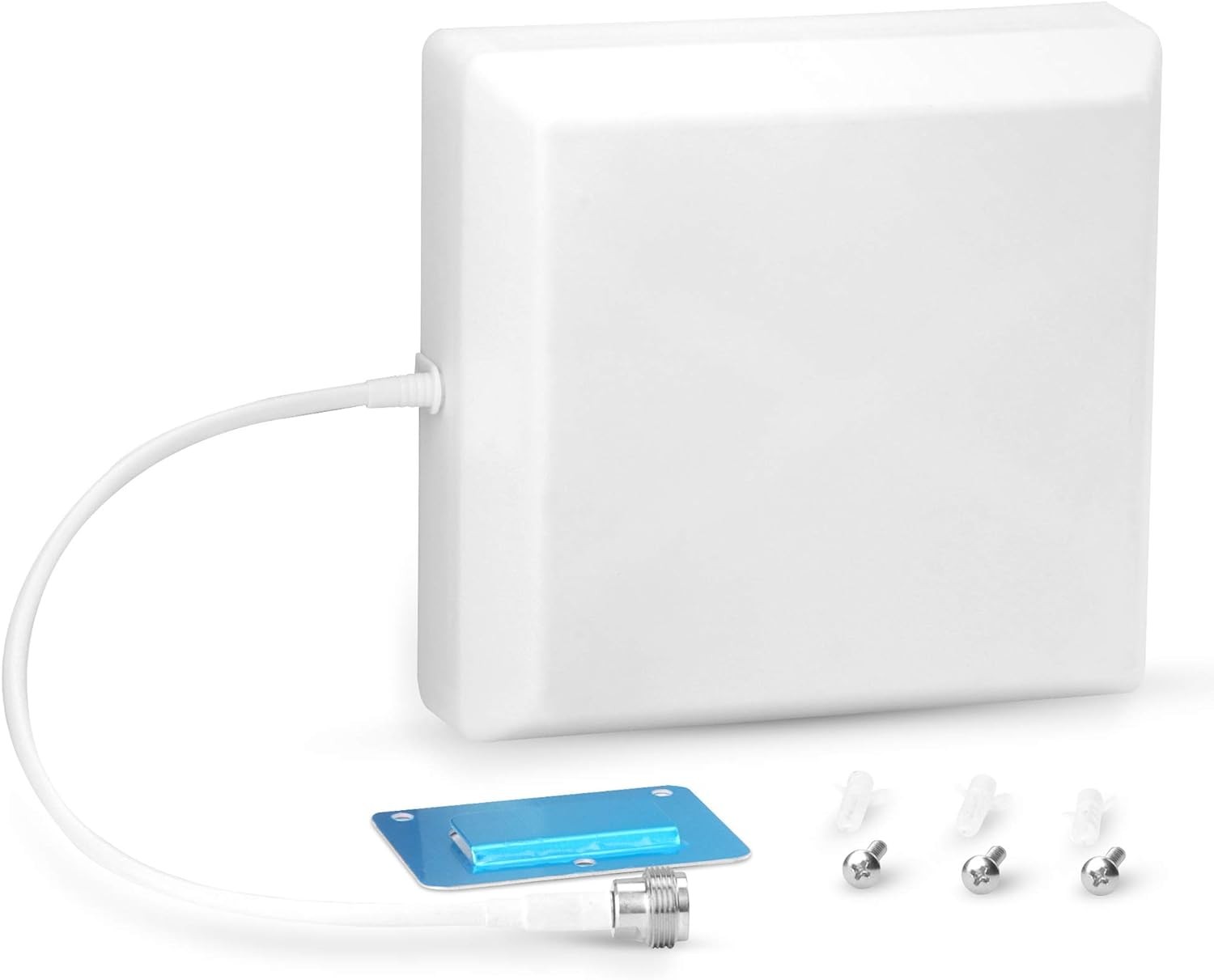 India Tri-Band 5G Indoor Wall Mount Panel Antenna, Cell Phone Signal Boosters with N-Female Connectors for Home 2G, 3G, 4G, 5G (698-4000Mhz)