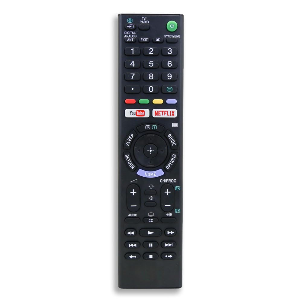 Sayeny Premium Bravia Model: RMT-TX300P / RMTTX300P Compatible with Sony Bravia KD-65X7000F, KD-55X7000F, KD-49X7000F, KD-43X7000F Remote Controller (Black)