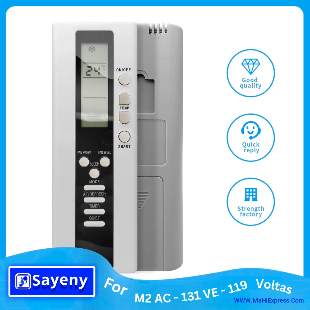 Sayeny Air Conditioner Remote Compatible with/Replacement for Voltas Ac Remote | Model -kk28b/ KK28B | Match with Your Existing Remote Before Placing The Order | Exactly Same Will Only Work