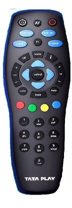 Sayeny 100% Original Universal (Works With All Tv) Tata Sky Tata Play Setop Box, HD Remote Controller  (Black)