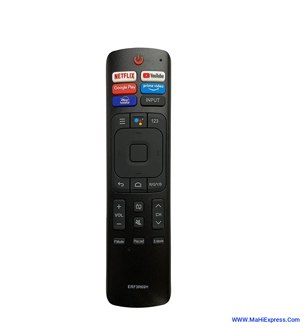 Sayeny Smart Universal Hisense ERF3A69 Smart Led TV Remote Control with Netflix Sling YouTube Works with All Hisense TV Original Replacement Without Voice