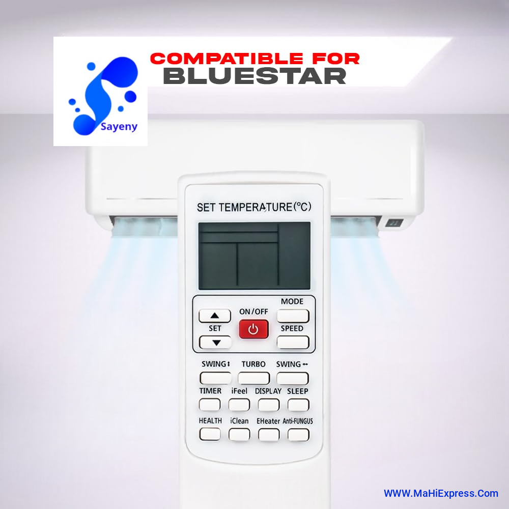 Sayeny Compatible with Blue Star AC Remote Original Model 218 Suitable 1 1.5 2 Ton Split and Window Air Conditioner