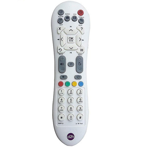 Sayeny DTH Remote Control Compatible for Videocon D2H Set Top Box Remote DTH | Set Top Box Remote No. 125 - Not RF - Please Match The Image with Your Old Remote