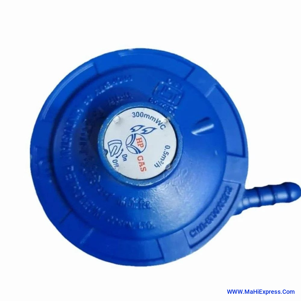 HP LPG Gas Regulator Gas Regulator Domestic Kitchen Low Pressure use All clyender Adopter (Consume Low Gas) ISI Marked Suitable Cooking (Single Regulator)