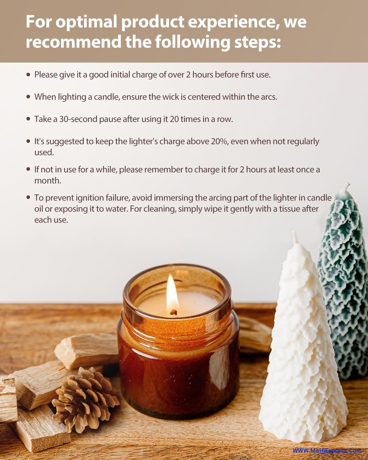 Sayeny Electric Lighter, Candle Lighter Electric USB Rechargeable Lighter with Battery Display, Longer Flexible Neck Windproof Plasma Arc Long Lighters for Candles Fireworks - Plastic