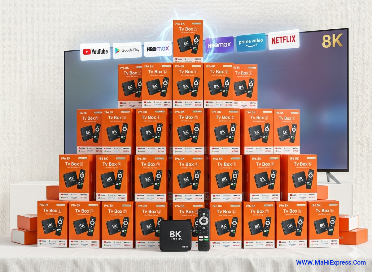 8K Video 4K Android Smart TV Box | Built-in Chromecast | Voice Remote | OTT Apps Support (8/128GB)