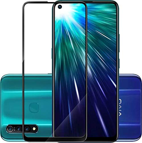 Sayeny tempered glass 11d full glue,full coverage tempered glass for Vivo V15 / Vivo Y51S / Vivo Y70 / Vivo Y70T / Vivo Z1 Pro - black edge to edge full screen coverage transparent